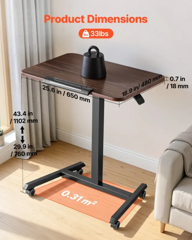 Seisulaud, 650 x 480 mm, 15 kg