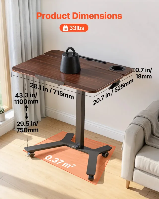 Seisulaud, 715 x 525 mm, 15 kg