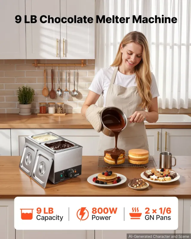 Šokolaadi sulatusmasin 4 kg, 800 W