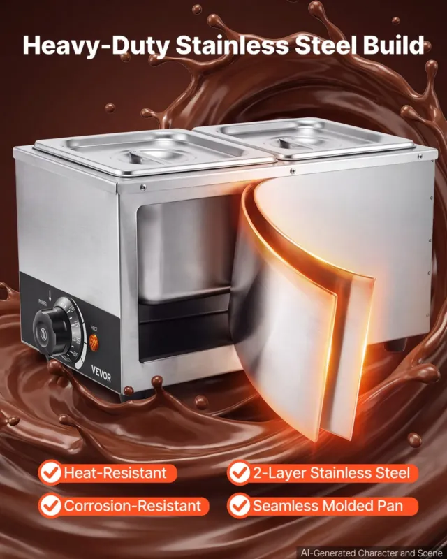 Šokolaadi sulatusmasin 4 kg, 800 W
