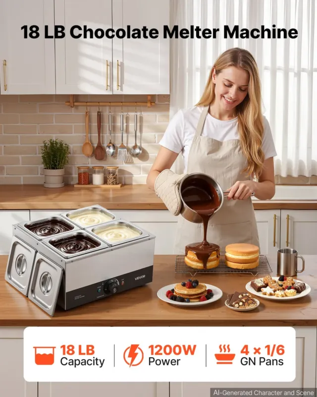 Šokolaadi sulatusmasin 8,2 kg, 1200 W, CS-4A