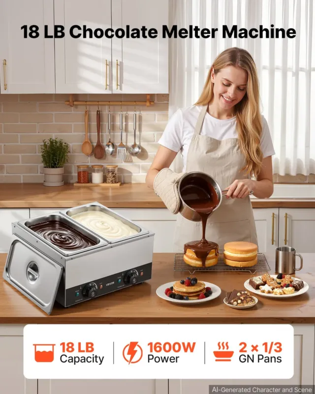 Šokolaadi sulatusmasin 8,2 kg, 1600 W