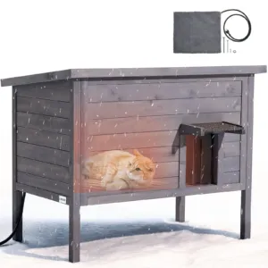 Soojendusega kassimajja, 87 x 53,5 x 69 cm, 30 W — pilt 1