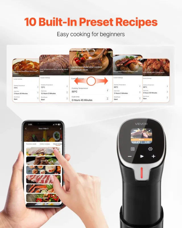 Sous vide keedukepp 1100 W