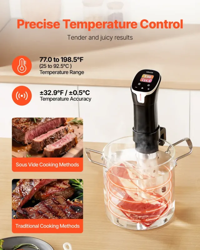 Sous vide keedukepp 1100 W