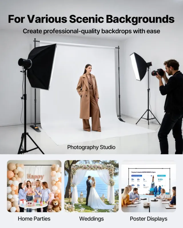 Step and Repeat 243,8 x 243,8 cm - 304,8 x 243,8 cm taustabännerialus