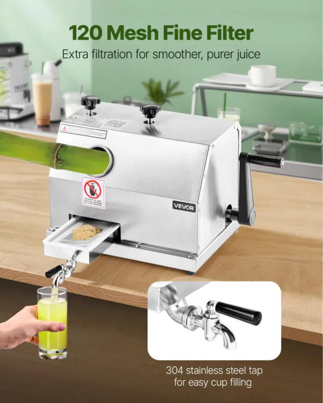 Suhkruroomahla press 50 kg/h, 3 rulliga