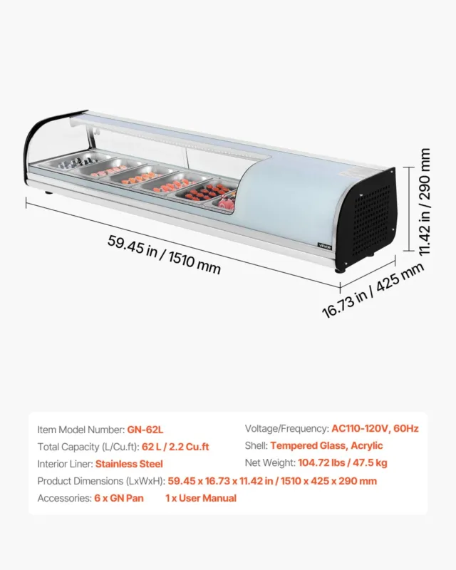 Sushivitriin 62 L