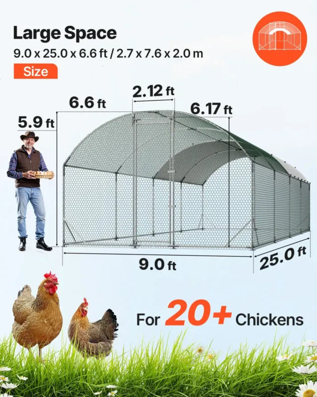 Suur metallist kanakuudi, 2,7 x 7,6 x 2 m, 55 kg