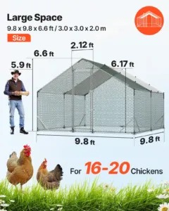 Suur metallist kanakuudi, 3 x 3 x 2 m, 29,72 kg — pilt 2