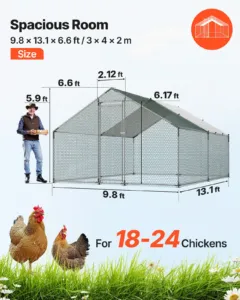 Suur metallist kanakuudi, 3 x 4 x 2 m, 2,54 cm — pilt 2