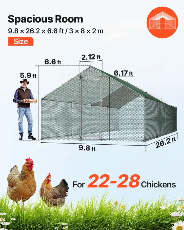 Suur metallist kanakuudi, 3 x 8 x 2 m, 2,54 cm