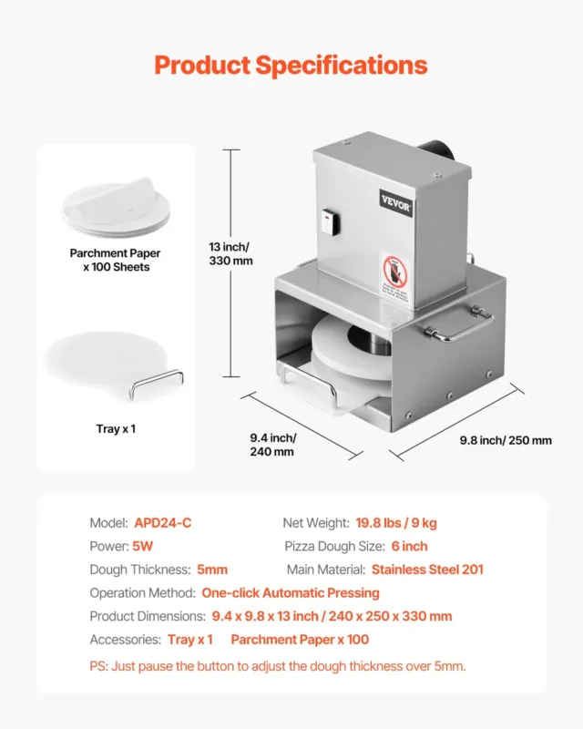 Tainapress 15,2 cm, 100 tk