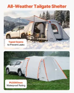 Täispuhutav maasturi telk varikatusega, 2,44 x 2,04 m, 2000 mm — pilt 5