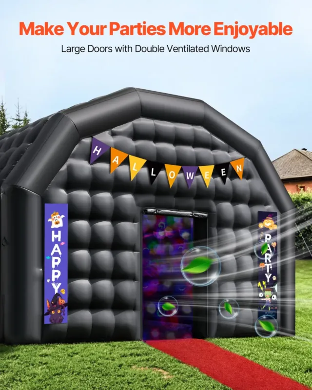 Täispuhutav ööklubi, 8 x 6 x 4 m, 1100 W