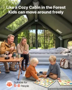 Täispuhutav telk 5-8 inimesele, 12 m, 53,40 kg — pilt 2