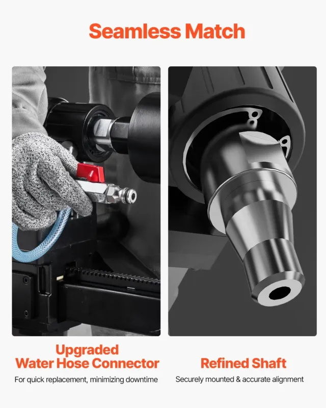 Teemantsüdamikpuurmasin betoonsüdamikpuurplatvormi rattad 3200W 750RPM