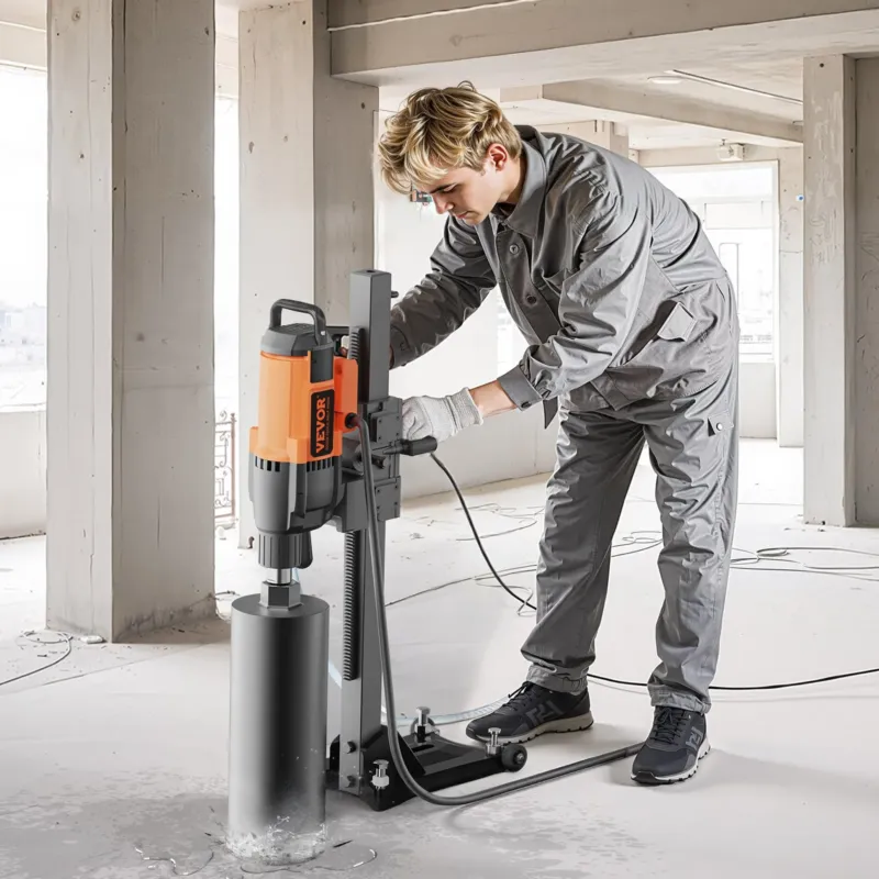 Teemantsüdamikpuurmasin betoonsüdamikpuurplatvormi rattad 3200W 750RPM