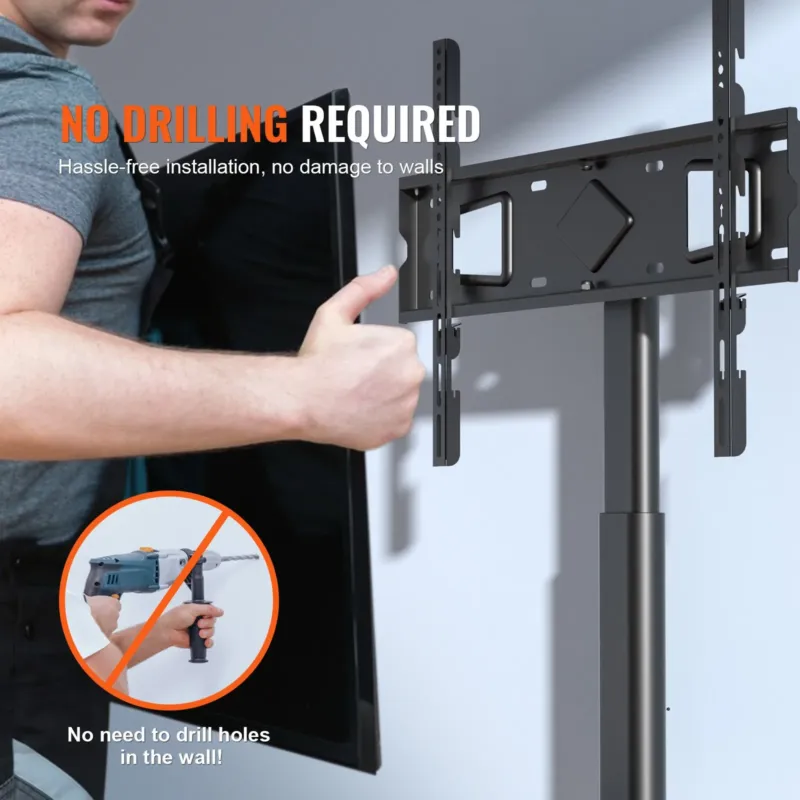 Telerialuse kinnitus, 165 cm, 40,8 kg