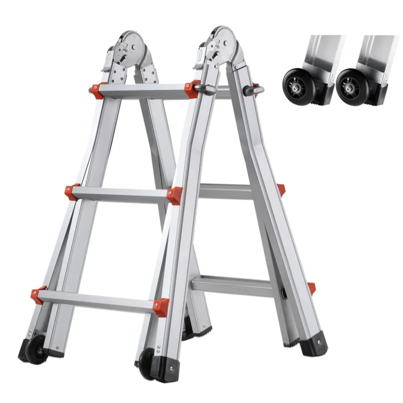 Teleskoopredel A-raam, 3,35 m, 150 kg