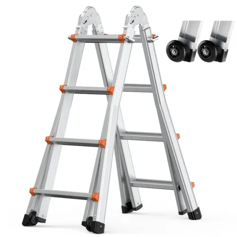 Teleskoopredel A-raam, 4,72 m, 150 kg
