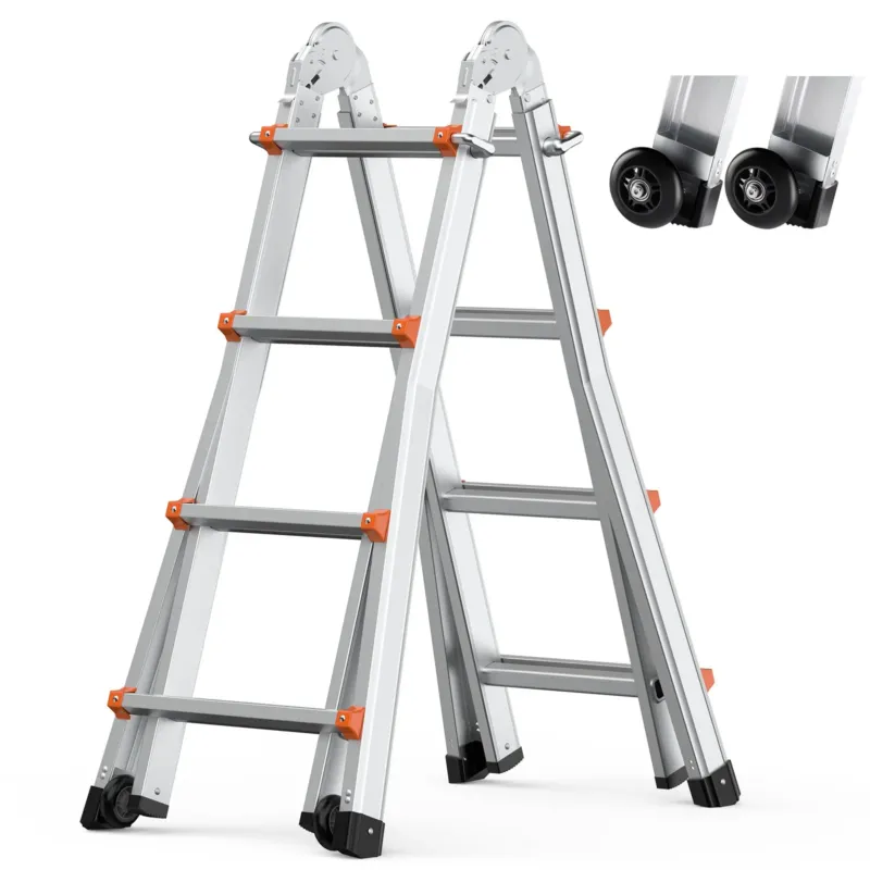 Teleskoopredel A-raam, 4,72 m, 150 kg