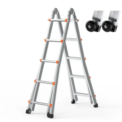 Teleskoopredel A-raam, 5,18 m, 150 kg