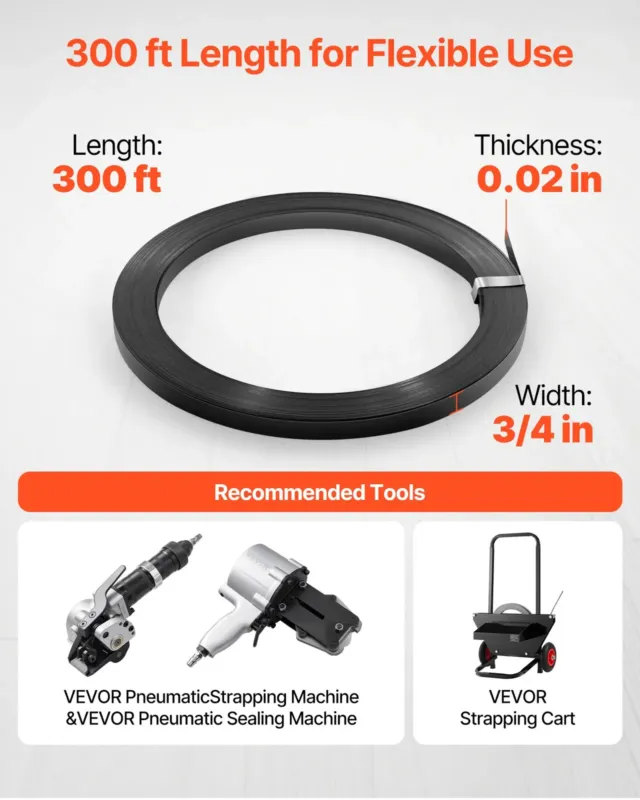 Terasest sidumisrihmarull, 19 mm, 91 m
