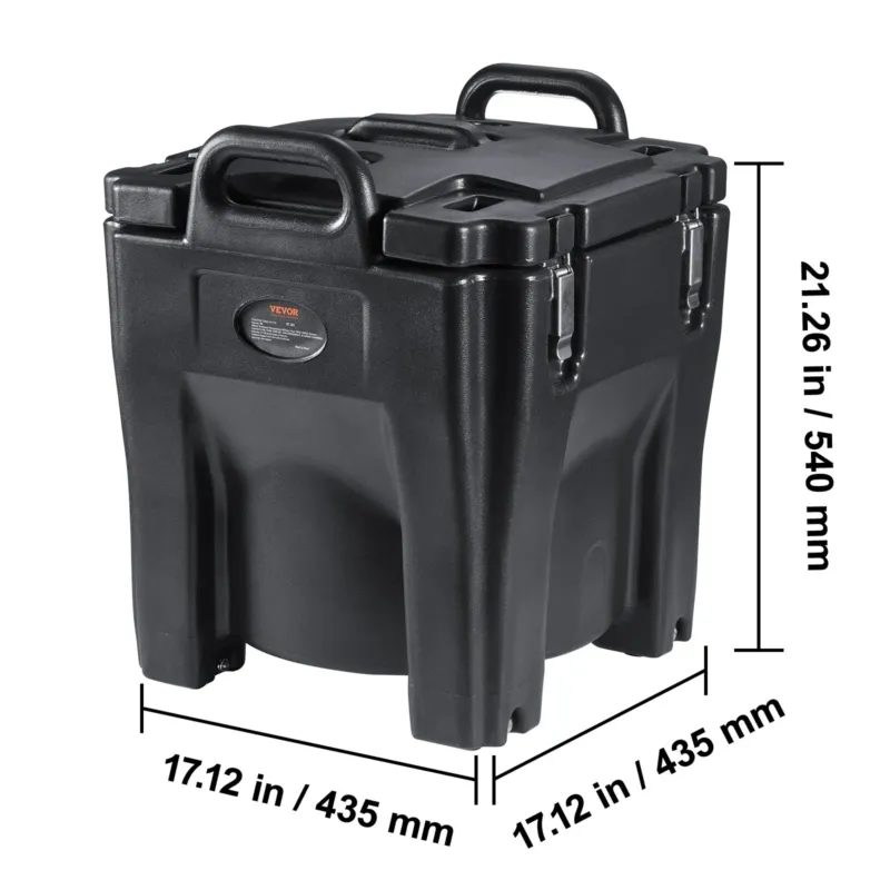 Termokast toidu transpordiks 30,3 L, must
