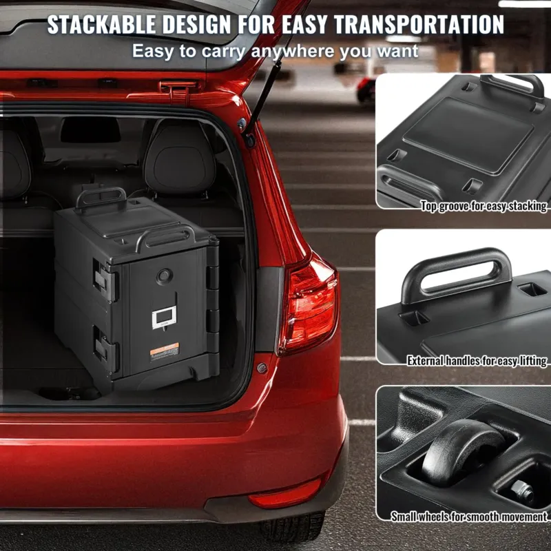 Termokast toidu transpordiks 76,7 L, 2 tk