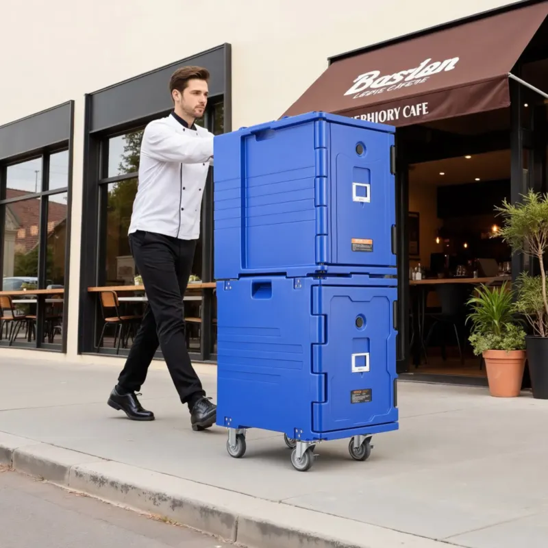 Termokast toidu transpordiks 77,6 L, sinine