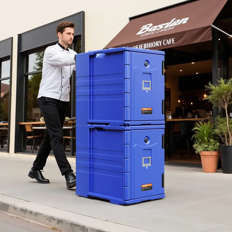 Termokast toidu transpordiks 90 L, sinine