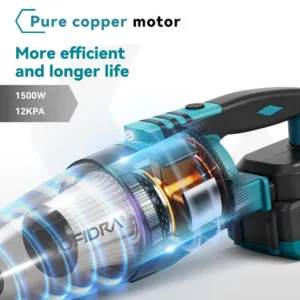 Tolmuimeja, 1500 W, ilma akuta 18V — pilt 4