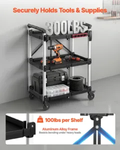Tööriistakäru, 136 kg, 3 tasandit — pilt 3