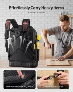 Tööriistakott tööriistadega, 37,0 x 19,5 x 52,0 cm, 31,8 kg — pilt 5