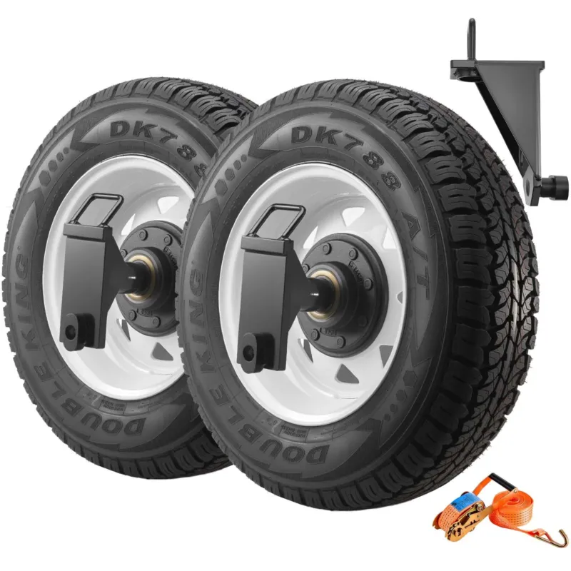 Transpordikonteineri rataste 8-küünisega rataste komplekt, 6 m, 3992 kg