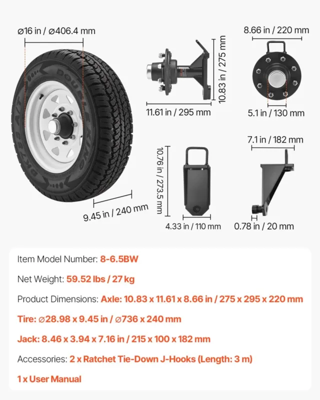 Transpordikonteineri rataste 8-küünisega rataste komplekt, 6 m, 3992 kg