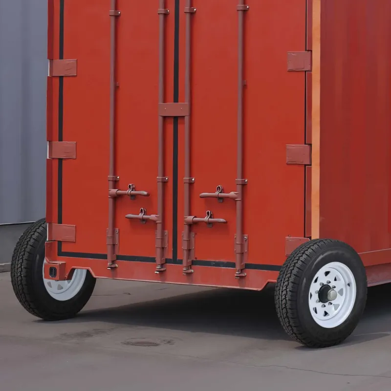 Transpordikonteineri rataste 8-küünisega rataste komplekt, 6 m, 3992 kg