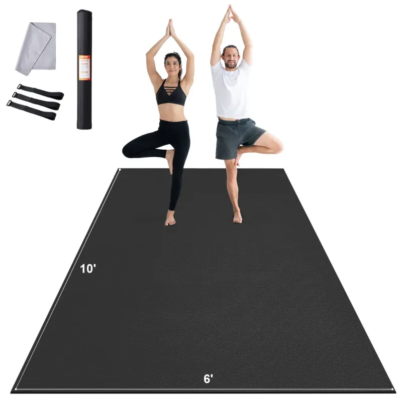 Treeningmatt libisemiskindel joogamatt jõusaali fitness pilate, 3 x 1,8 m, 2800 g