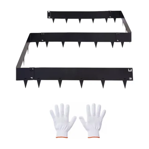 Tsingitud terasest aiaserv, 6 tk, 1016 x 207 mm