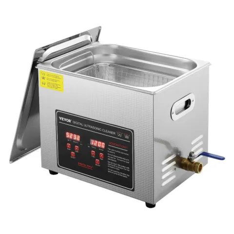 Ultrasonic Cleaner with Digital Timer & Heater, 10 L