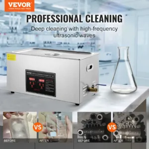 Ultrasonic Cleaner with Digital Timer & Heater, 22 L — pilt 2