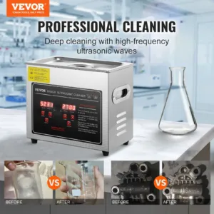 Ultrasonic Cleaner with Digital Timer & Heater, 3 L — pilt 2