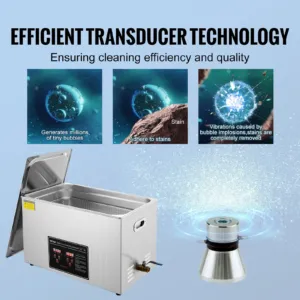 Ultrasonic Cleaner with Digital Timer & Heater, 30 L — pilt 3