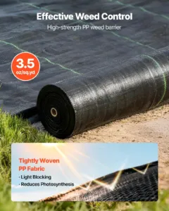 Umbrohutõkkekangas, 3,96 x 35,1 m, 99,2 g — pilt 2
