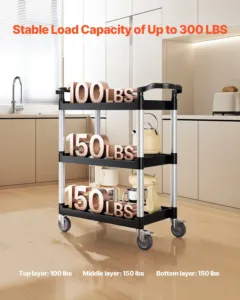 Universaalkäru, 136 kg, 3 tasandit — pilt 2