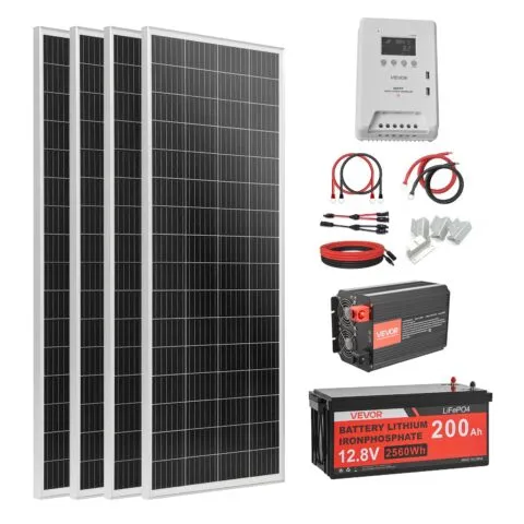 400W 12V täielik päikeseenergia komplekt, 400 W