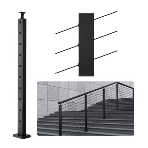Cable Railing Post, 91,4 x 2,54 x 5,08 cm, 1,22 m