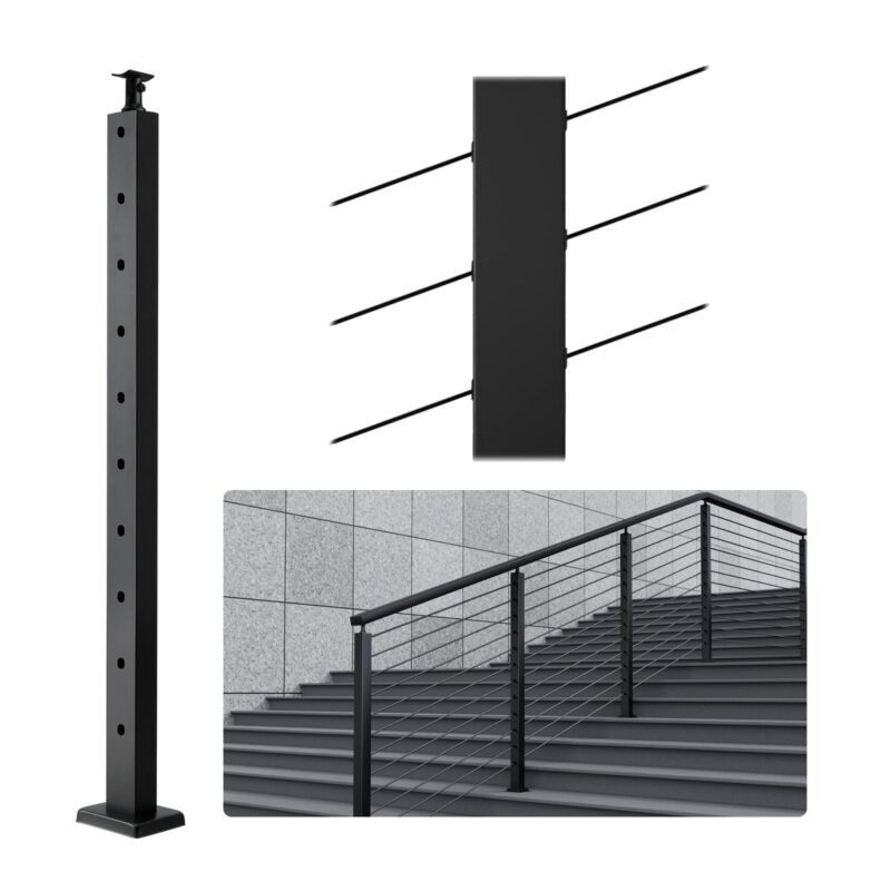 Cable Railing Post, 91,4 x 2,54 x 5,08 cm, 1,22 m