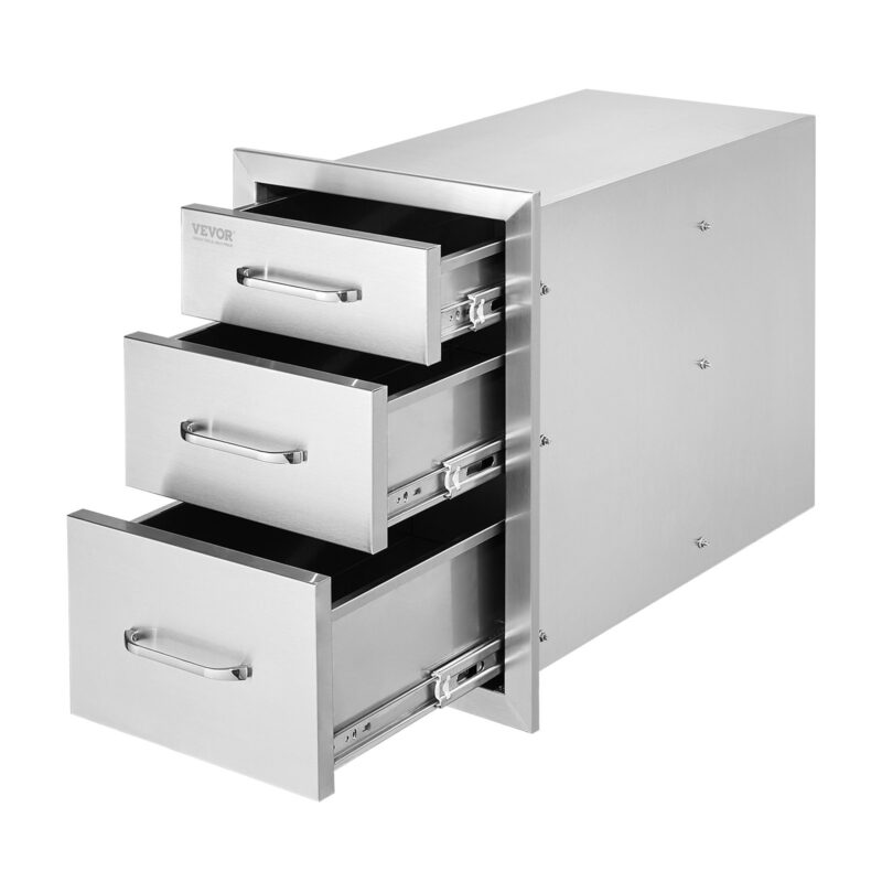 Outdoor Kitchen Drawers 14" W x 20.3" H x 23" D, 310 x 470 x 590 mm